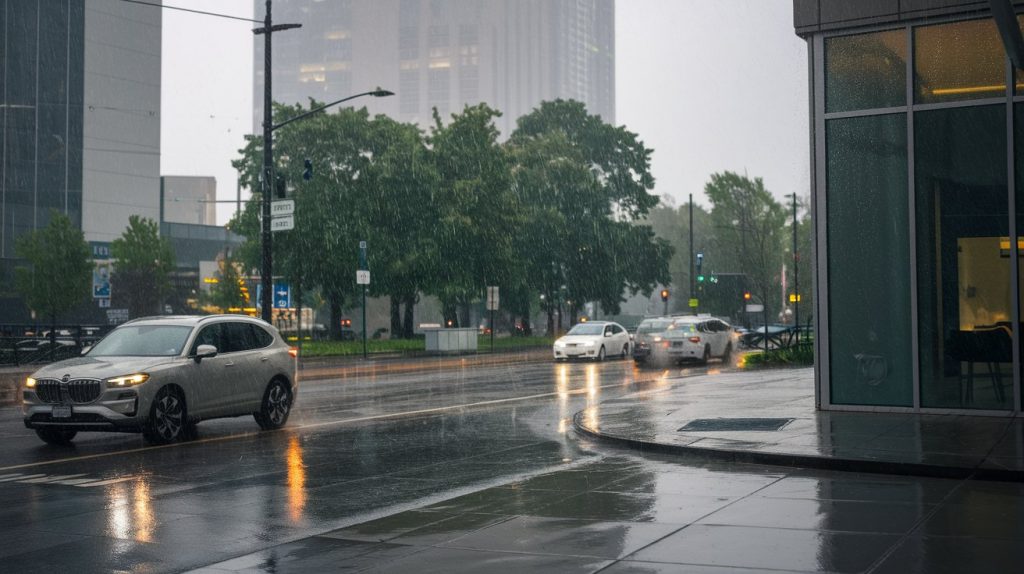 how many days a year does it rain in seattle